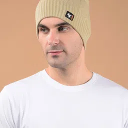 Cantabil Men Self Design Beanie image 2