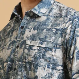 COOL COLORS Men Slim Fit Printed Casual Shirt image 2