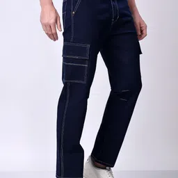 ZAYSH Men Mildly Distressed Stretchable Jeans image 3