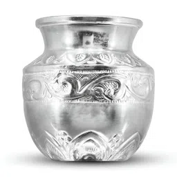 Joyalukkas Silver Textured Kalash image 4