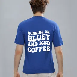 FALTU.CO Men Typography Printed Round Neck Pure Cotton Oversized T-shirt image 1