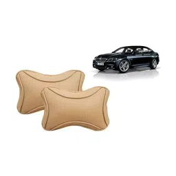 Auto Pearl Beige Dots CV Car Neck Rest Pillow Compatible for BMW 5 Series-picture-27
