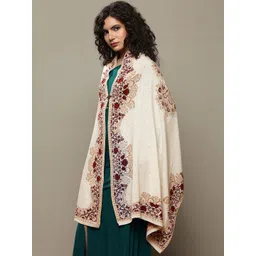 Libas Women Floral Woven Design Shawl-picture-14