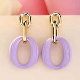 Bohey by KARATCART Contemporary Drop Earrings image 1