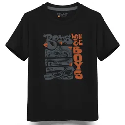 HELLCAT Boys Typography 5 Printed T-shirt image 5
