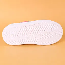 Cute Walk by Babyhug Slip On Casual Shoes With Heart Print - Red image 5