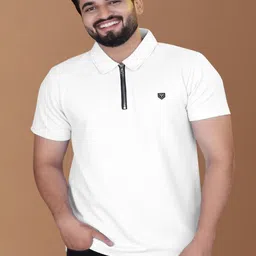 Yazole Men Self Design Polo Collar T-shirt-picture-15