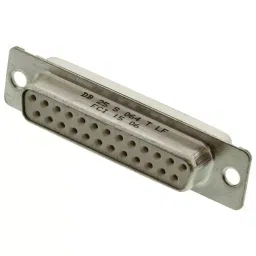 AMPHENOL COMMUNICATIONS SOLUTIONS RCPT, D SUB, SOLDER CUP, VERTICAL, 25WAY, DB25S064TLF-picture-13