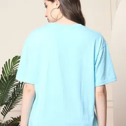 Dreambe Women Typography 2 Wonder Woman Printed Applique T-shirt image 2