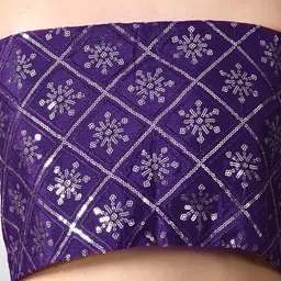 Pionex Embellished Sequinned Pure Chiffon Saree With Blouse Piece image 5