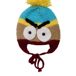 CHUTPUT Unisex Multicoloured Colourblocked Beanie image 1