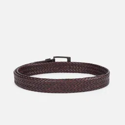 Allen Solly Men Textured Leather Belt image 2
