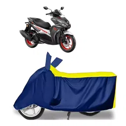 Auto Pearl Two Wheeler Cover for Yamaha Aerox 155 Maxi BS6 - Yellow, Blue-picture-22