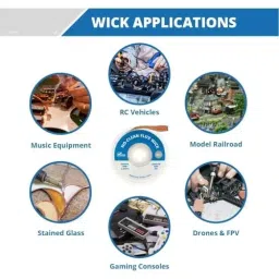 SCHOFIC Desoldering Braid / Solder Remover Wick Premium Grade Copper 3 mm Width 1.5 m Length (Pack of 50) image 5