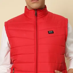 dressbase Men Solid Bomber Jacket image 5