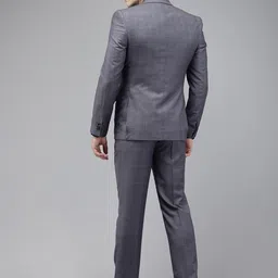 Park Avenue Checked Single Breasted Super Slim Fit 3 Piece Formal Suits image 4