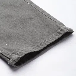 The Indian Garage Co Men Grey Slim Fit Light Fade Stretchable Jeans image 2