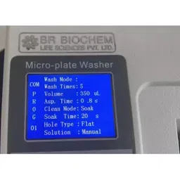 BR Biochem 3.5 inch LCD Display Semi Automatic Elisa Washer, BR-812 image 3