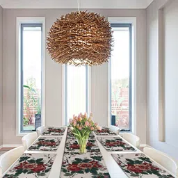 prakartik 100% Cotton Floral Table Placement image 1