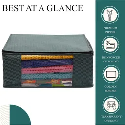 AMAK INC Green Fabric Multi-Utility Wardrobe Organisers image 5