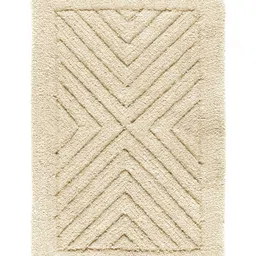 saral home Saralhome TAME Microfiber Antiskid Bathmat Ivory. 50cm x 70cm image 2