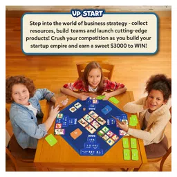 Skillmatics Board Game Up Start Entrepreneurship and Business Strategy Game for Kids Teens and Adults Fun for Family and Friends Game Night Gifts for Boys and Girls Ages 7 years and up image 2