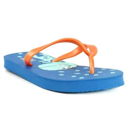 Yellow Bee Little Cool Dino Printed Slipper - Blue image 4