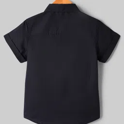 ToffyHouse Cotton Woven Half Sleeves 3 Piece Party Suit With Bow - Multi Colour image 4