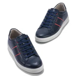 Woodland Men Colourblocked Leather Sneakers-image-49