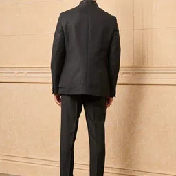 Tasva Linen Jodhpuri Bandhgala Blazer image 4