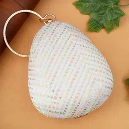 FOR THE BEAUTIFUL YOU Women Embroidered Box Clutch-picture-11