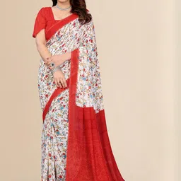 Moda Rapido Floral Poly Georgette Saree-picture-26