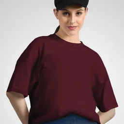 BAESD Women Drop-Shoulder Sleeves Twistform T-shirt-image-99