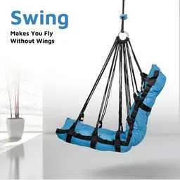 Swingzy Blue Cotton Hammock Swing image 3