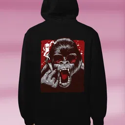 BUYTHATTRENDZ Men Printed Hooded Sweatshirt image 2