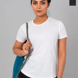 THEFITTHEORY Women Pack of 3 Abzorb Solid Round Neck T-shirts-image-83