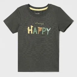 Juniors by Lifestyle Boys Pack of 2 Typography Printed T-shirts image 3
