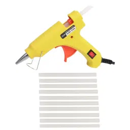 Fadman 20 W Hot Melt Mini Glue Gun with 10 Sticks Standard Temperature Yellow 7 mm Stick Dia., 10STYLOWGUNMINI-picture-29