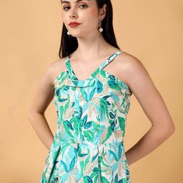 Stylecast X Kotty Women Graphic Print Shoulder Straps Casual Top-picture-6