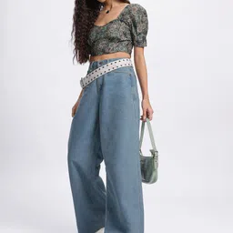 DressBerry Mosaic Muse Smocked Crop Top-picture-13