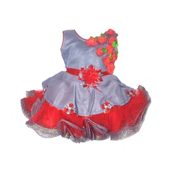 VILLATA FASHION Georgette Kids Dress-picture-13