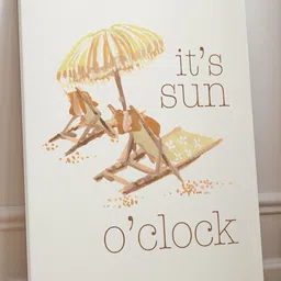 ASIAN MONK Multicoloured Single Piece Wood Wall Paintings image 3