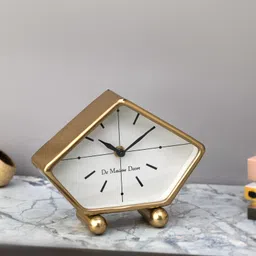 De Maison Décor Penta Time Gold Table Clock-image-31