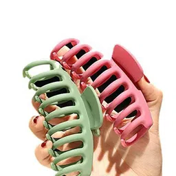 HANDBAG COLLECTION Women Set of 6 Comb Shape Claw Clips image 5