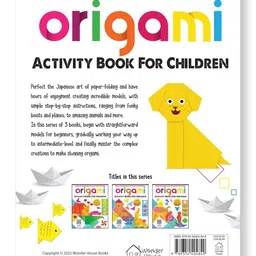 wonder house books Origami - Step-by-Step Introduction To The Art of Paper-Folding - Activity Book For Children - Level 2: Intermediate Activity Book Pack of 1 - English image 2