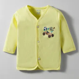 OHMS Single Jersey Knit Full Sleeves Striped Jhablas with Vehicle Print Pack of 5 - Multicolor image 2