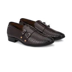 G L Trend Men Brown Monk Shoes-picture-29