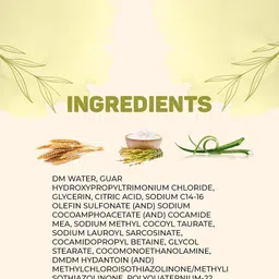 LOLEY Vegetal Keratin Shampoo For Smooth Shiny With Rice Water & Aloe Vera - 200 ml image 5