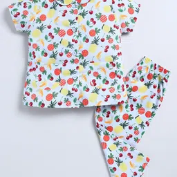 NAUTI KIDZ Girls Printed Night suit-image-99