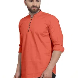 VTEXX Men Thread Work Kurta image 3
